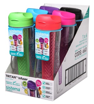 SISTEMA 800ML TRITAN INFUSR BOTTLE (660)